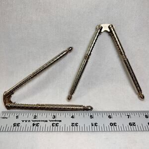 HMQ Seafood Nutcracker Set of 2 Bird Leg Style Quackenbush Vintage 1940’s Metal